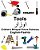 English-Pashto Tools Children's Bilingual Picture Dictionary-.. - Imagem 1