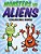 Monsters Vs Aliens Coloring Book: Coloring & Activity Book For Kids Ages 3-8-.. - Imagem 1