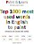 Top 1000 Most Used Words In English To Paint (Volume 10: Words 901-1000)-.. - Imagem 1