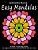 Easy Mandalas: Adults Coloring Book For Beginners, Seniors And People With Low Vision-.. - Imagem 1
