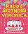 Happy Birthday Veronica - The Big Birthday Activity Book: Personalized Children's Activity Book-.. - Imagem 1