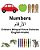 English-Arabic Numbers Children's Bilingual Picture Dictionary-.. - Imagem 1