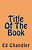 Title Of The Book-.. - Imagem 1