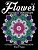 Flower Mandalas At Midnight Vol.3: Black Pages Adult Coloring Books Design Art Color Therapy-.. - Imagem 1