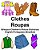 English-Portuguese (Brazilian) Clothes/Roupas Bilingual Children's Picture Dictionary-.. - Imagem 1