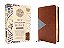 Niv Application Bible, Personal Size, Leathersoft, Brown/Blue, Red Letter, Comfort Print: Bringing The Ancient Message Of The Bible Into Your World-.. - Imagem 1