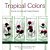 Tropical Colors: Art Of Living With Tropical Flowers - Hardback-.. - Imagem 1