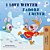 I Love Winter (English French Bilingual Book For Kids)-.. - Imagem 1