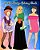 Fashion Design Coloring Book: Lovely Fashion: An Adult Coloring Book With Beautiful Dresses-.. - Imagem 1