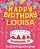 Happy Birthday Louisa - The Big Birthday Activity Book: (Personalized Children's Activity Book)-.. - Imagem 1