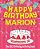 Happy Birthday Marion - The Big Birthday Activity Book: Personalized Children's Activity Book-.. - Imagem 1