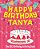 Happy Birthday Tanya - The Big Birthday Activity Book: Personalized Children's Activity Book-.. - Imagem 1