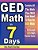 Ged Math In 7 Days: Step-By-step Guide To Preparing For The Ged Math Test Quickly-.. - Imagem 1