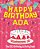 Happy Birthday Ada - The Big Birthday Activity Book: Personalized Children's Activity Book-.. - Imagem 1