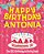 Happy Birthday Antonia - The Big Birthday Activity Book: (Personalized Children's Activity Book)-.. - Imagem 1