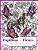 Papillons Et Fleurs: Livre De Coloriage Pour Adultes-.. - Imagem 1