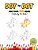 Dot To Dot For Your Big Book (Activity For Kids): Ages 3-5, Connect The Dot Practice Pencil With Coloring. (Dover Little Activity Books)-.. - Imagem 1
