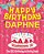 Happy Birthday Daphne - The Big Birthday Activity Book: (Personalized Children's Activity Book)-.. - Imagem 1