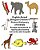 English-Somali Bilingual Children's Picture Dictionary Of Animals Buugga Xayawaanka Ee Qaamuuska Sawirka Carruurta Labo-Luuqadle-.. - Imagem 1