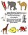 English-Spanish (Castilian) Bilingual Children's Picture Dictionary Of Animals Diccionario Ilustrado Bilingüe De Animales Para Niños-.. - Imagem 1