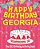 Happy Birthday Georgia - The Big Birthday Activity Book: (Personalized Children's Activity Book)-.. - Imagem 1