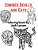 Zombies, Skulls, And Cats Coloring Book-.. - Imagem 1