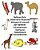 Italiano-Zulu Dizionario Illustrato Bilingue Di Animali Per Bambini-.. - Imagem 1