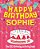 Happy Birthday Sophie - The Big Birthday Activity Book: (Personalized Children's Activity Book)-.. - Imagem 1