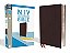 Niv, Thinline Bible, Giant Print, Bonded Leather, Burgundy, Indexed, Red Letter Edition-.. - Imagem 1