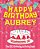 Happy Birthday Aubrey - The Big Birthday Activity Book: (Personalized Children's Activity Book)-.. - Imagem 1