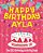 Happy Birthday Ayla - The Big Birthday Activity Book: (Personalized Children's Activity Book)-.. - Imagem 1