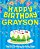 Happy Birthday Grayson - The Big Birthday Activity Book: (Personalized Children's Activity Book)-.. - Imagem 1