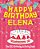 Happy Birthday Elena - The Big Birthday Activity Book: (Personalized Children's Activity Book)-.. - Imagem 1
