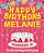 Happy Birthday Melanie - The Big Birthday Activity Book: (Personalized Children's Activity Book)-.. - Imagem 1