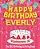 Happy Birthday Everly - The Big Birthday Activity Book: (Personalized Children's Activity Book)-.. - Imagem 1