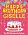 Happy Birthday Giselle - The Big Birthday Activity Book: (Personalized Children's Activity Book)-.. - Imagem 1