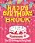 Happy Birthday Brook - The Big Birthday Activity Book: (Personalized Children's Activity Book)-.. - Imagem 1