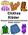English-Swedish Clothes/Kläder Bilingual Children's Picture Dictionary Bildordbok För Tvåspråkiga Barn-.. - Imagem 1