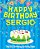 Happy Birthday Sergio - The Big Birthday Activity Book: Personalized Children's Activity Book-.. - Imagem 1