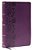 Kjv Holy Bible: Large Print Single-Column With 43,000 End-Of-verse Cross References, Purple Leathersoft, Personal Size, Red Letter, Comfort Print: Kin-.. - Imagem 1