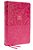 Kjv Holy Bible: Large Print Single-Column With 43,000 End-Of-verse Cross References, Pink Leathersoft, Personal Size, Red Letter, Comfort Print: King-.. - Imagem 1