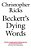 Beckett's Dying Words: The Clarendon Lectures 1990-.. - Imagem 1