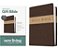 Premium Gift Bible Nlt, Filament Enabled, Tutone (Leatherlike, Dark Brown/Tan, Red Letter)-.. - Imagem 1