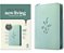 Nlt Large Print Thinline Reference Zipper Bible, Filament Enabled (Leatherlike, Baby Blue Blossoms, Red Letter)-.. - Imagem 1