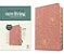 Nlt Large Print Thinline Center-Column Reference Bible, Filament Enabled (Leatherlike, Pink Gold Floral, Indexed, Red Letter)-.. - Imagem 1