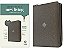 Nlt Compact Giant Print Zipper Bible, Filament Enabled (Leatherlike, Woven Cross Gray, Red Letter)-.. - Imagem 1