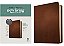 Nlt Wide Margin Bible, Filament Enabled (Genuine Leather, Brown, Red Letter)-.. - Imagem 1