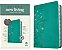 Nlt Thinline Center-Column Reference Bible, Filament Enabled (Leatherlike, Peony Rich Teal, Indexed, Red Letter)-.. - Imagem 1