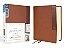 Niv, Journal The Word Bible (Perfect For Note-Taking), Large Print, Leathersoft, Brown, Red Letter, Comfort Print: Reflect, Take Notes, Or Create Art-.. - Imagem 1