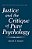 Justice And The Critique Of Pure Psychology-.. - Imagem 1